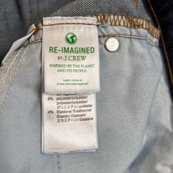 J. Crew 9" High Rise Toothpick Jeans Blue Dark Wash Denim Womens 26 - Picture 13 of 16